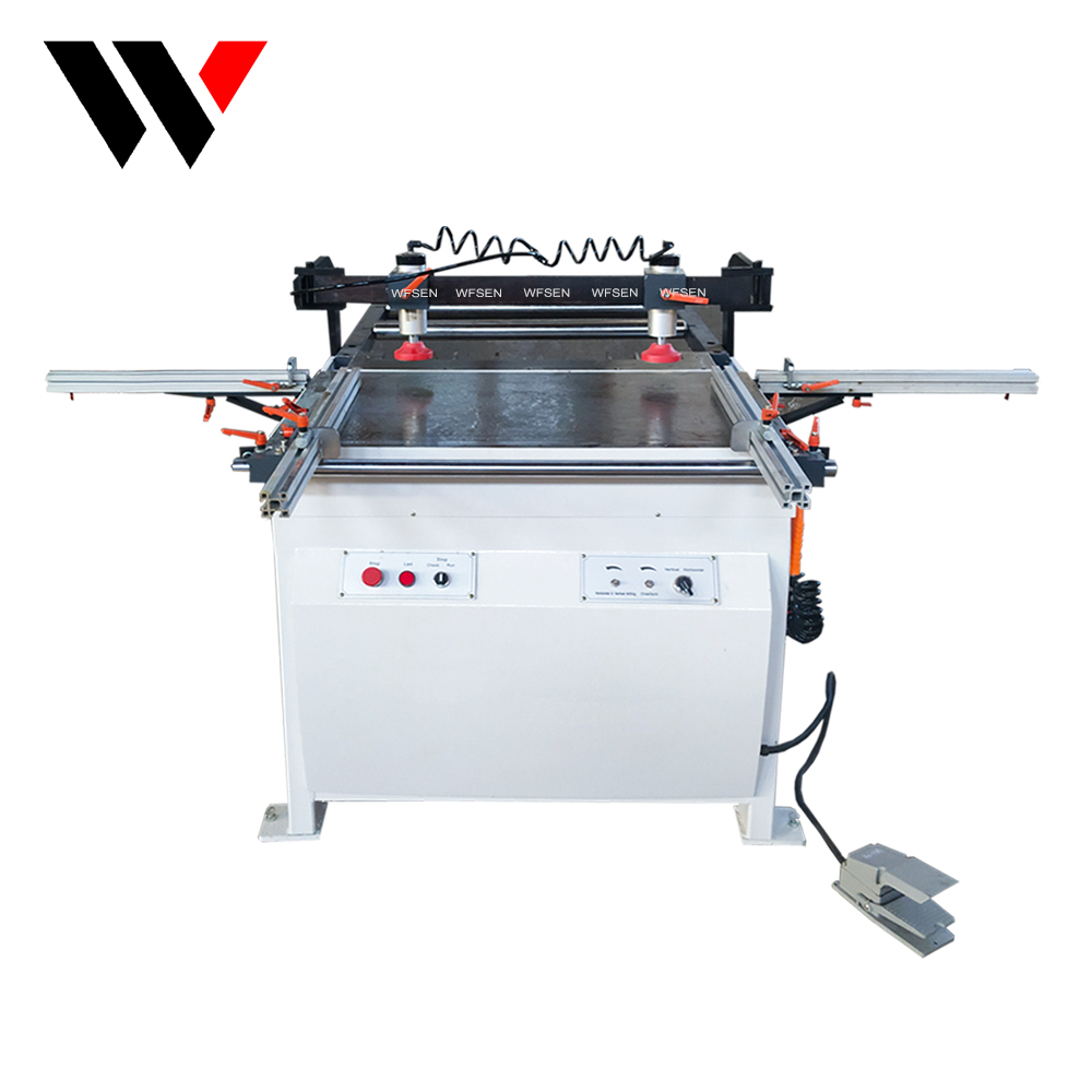 Multi spindle line drilling machine for panel furniture