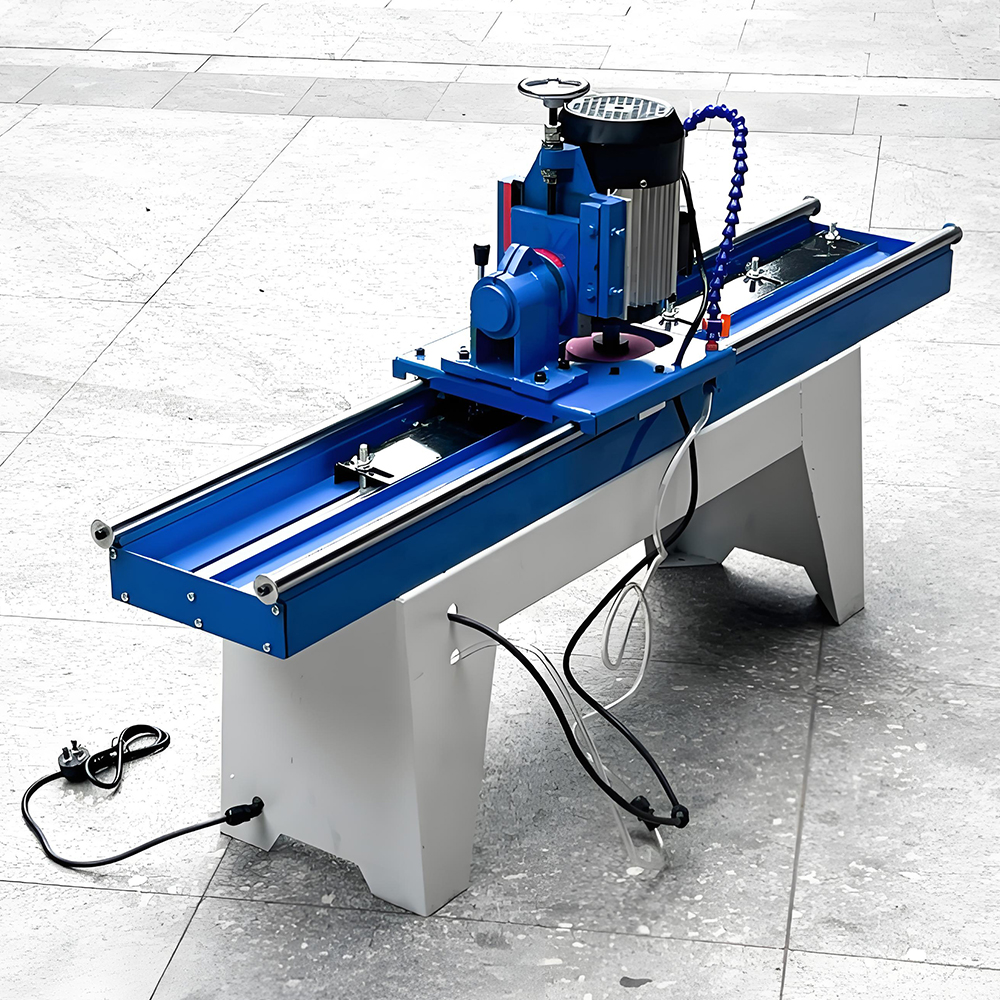 WFSEN planer straight blade sharpening machine viewed from the clamping end